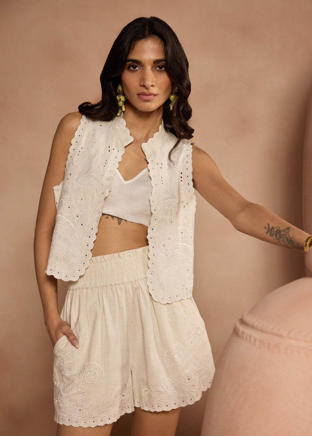 Vanya Bahl in our Frida Shorts