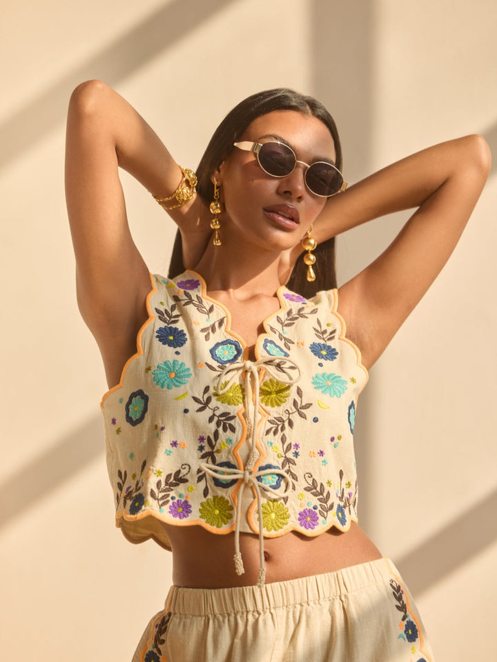 Maya Tie Top