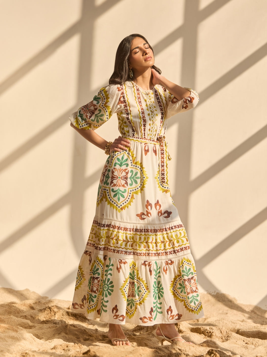 Sania Chadha in our Amy Printed Maxi