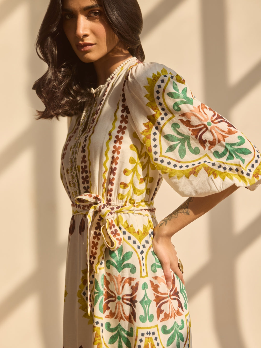 Sania Chadha in our Amy Printed Maxi