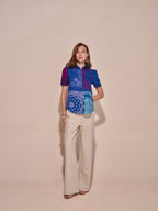 100% Linen Printed Shirt