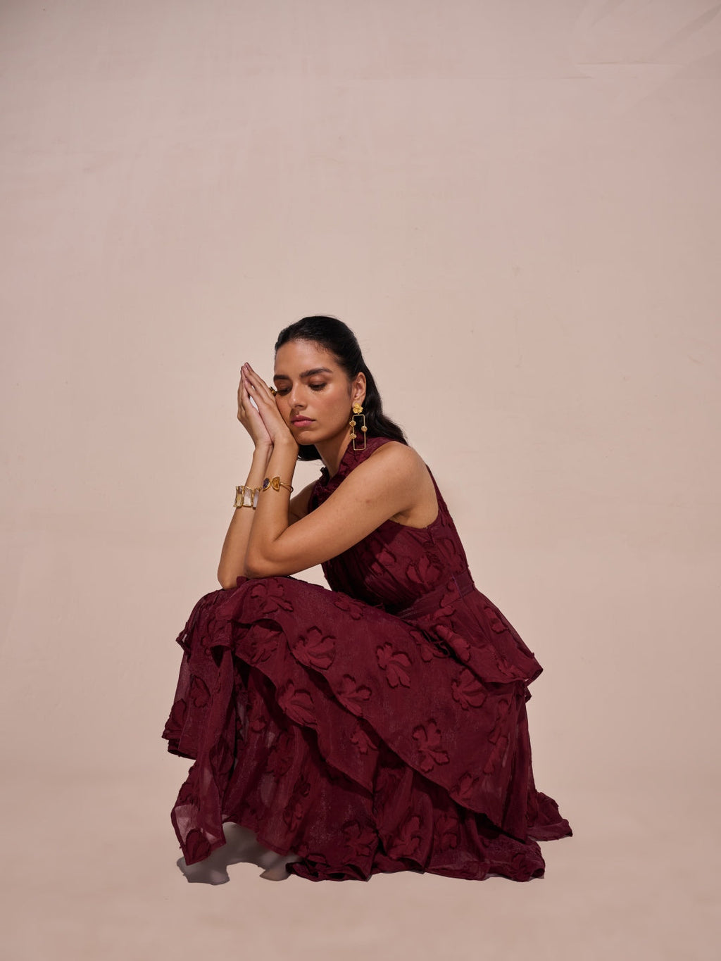 Giselle Jacquard Dress