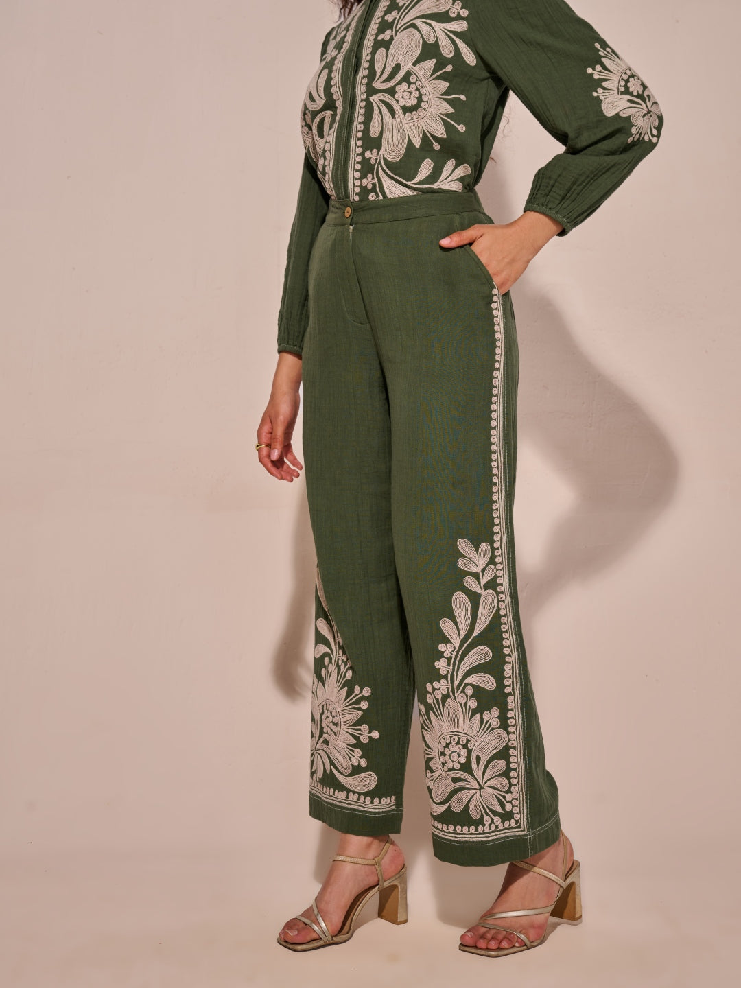 Eloise Embroidered Pant