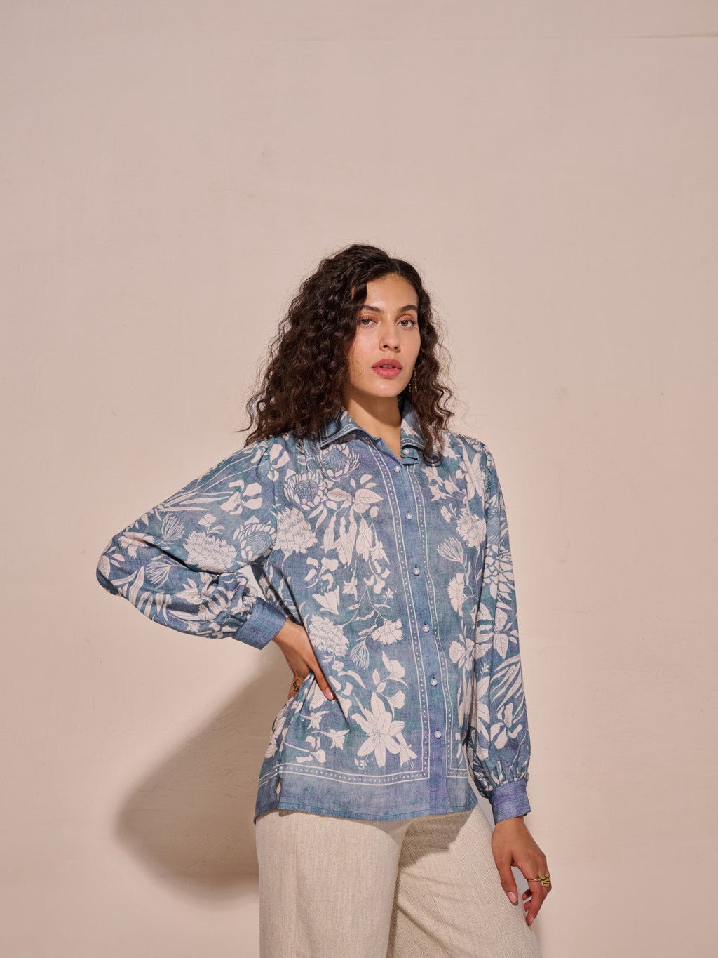 Stephanie Printed Blouse