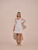 Evelyn 3D Floral Dress