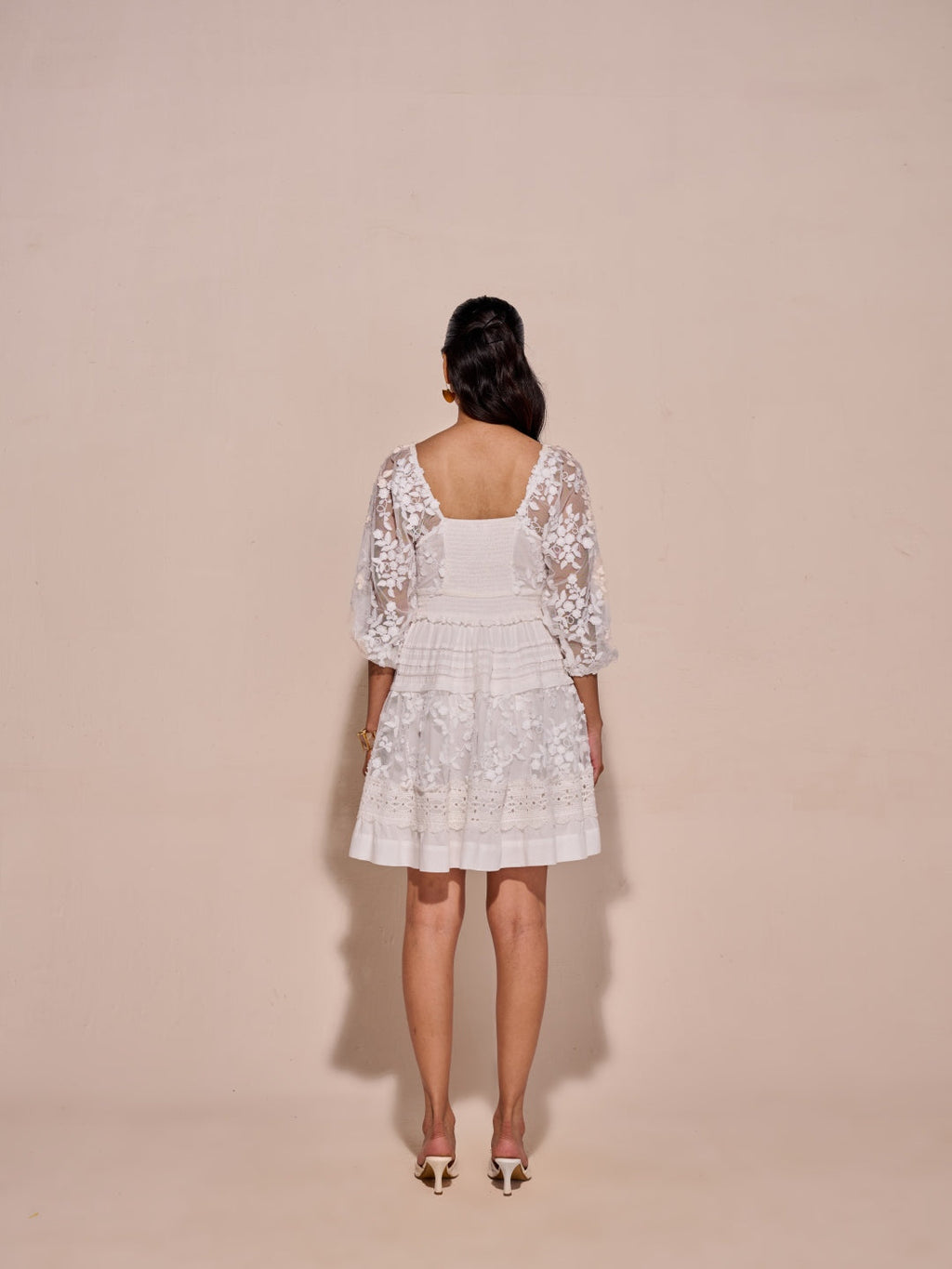 Evelyn 3D Floral Dress