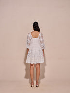Evelyn 3D Floral Dress