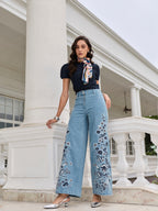 Charlotte Embroidered Jeans