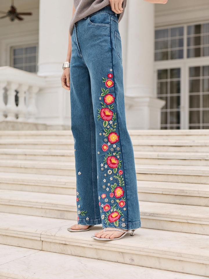 Cheryl Embroidered Jeans