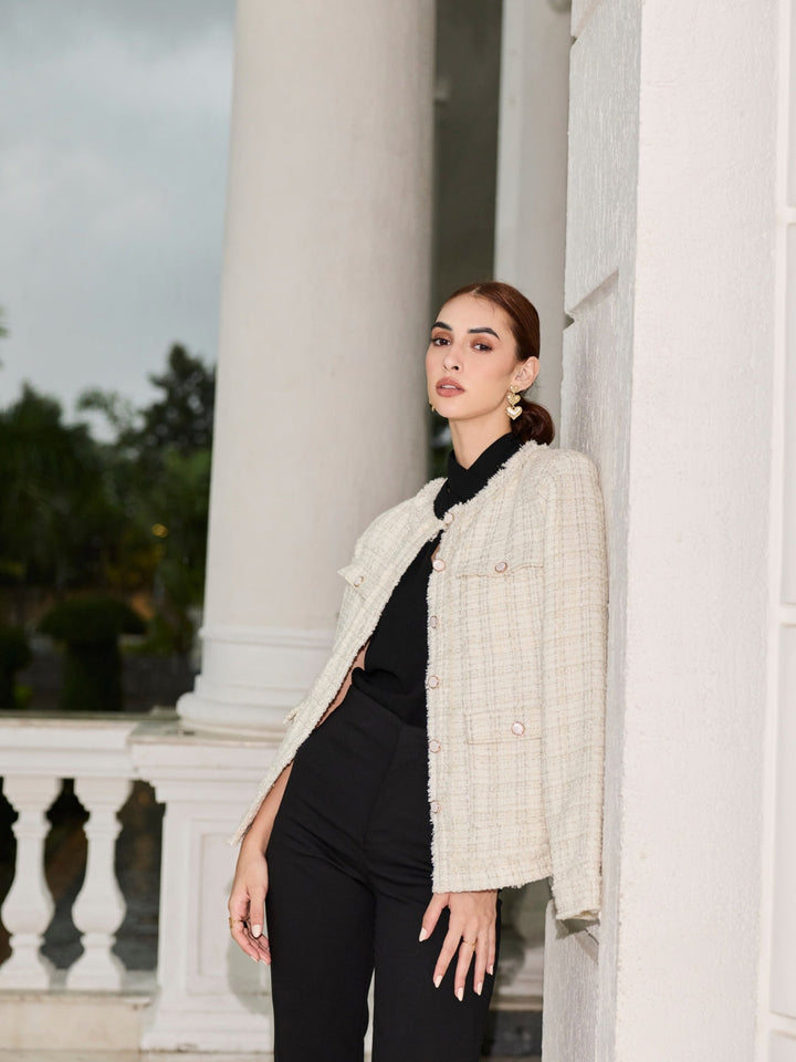 Veni Tandon in our Sydney Tweed Jacket