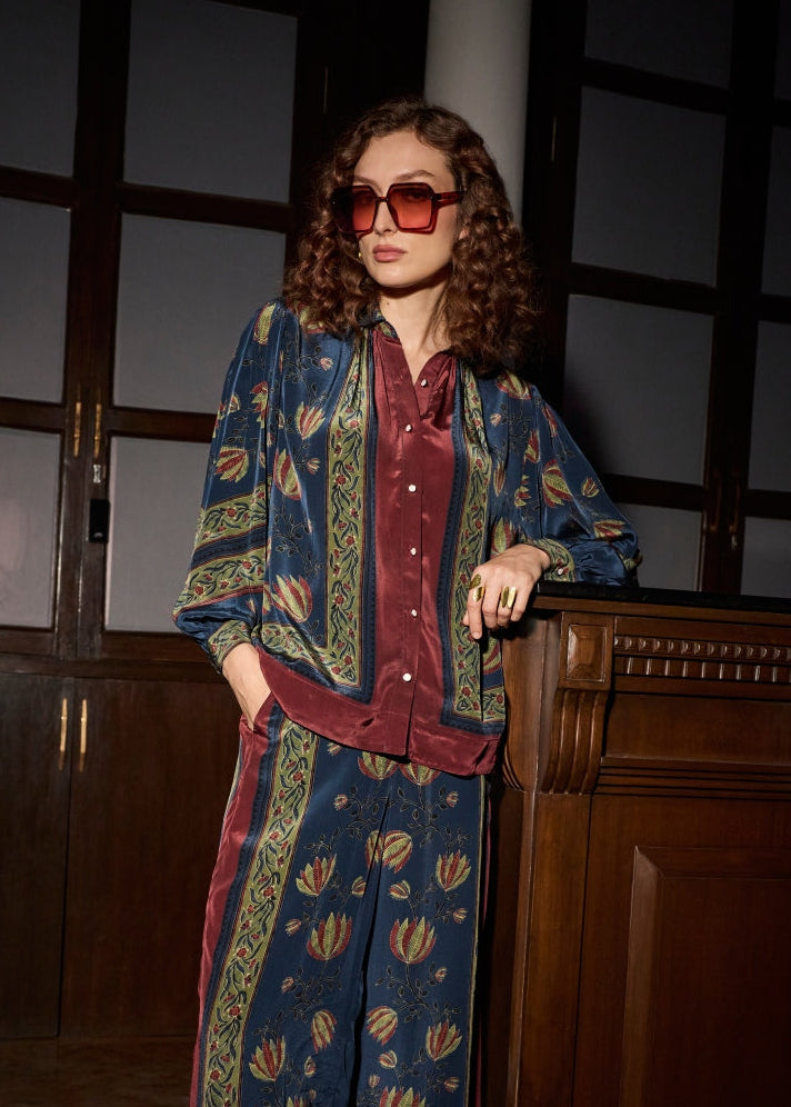 Cynthia Mulberry Blouse