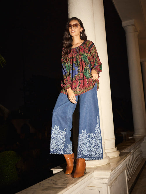 Ayanka Mulberry Top