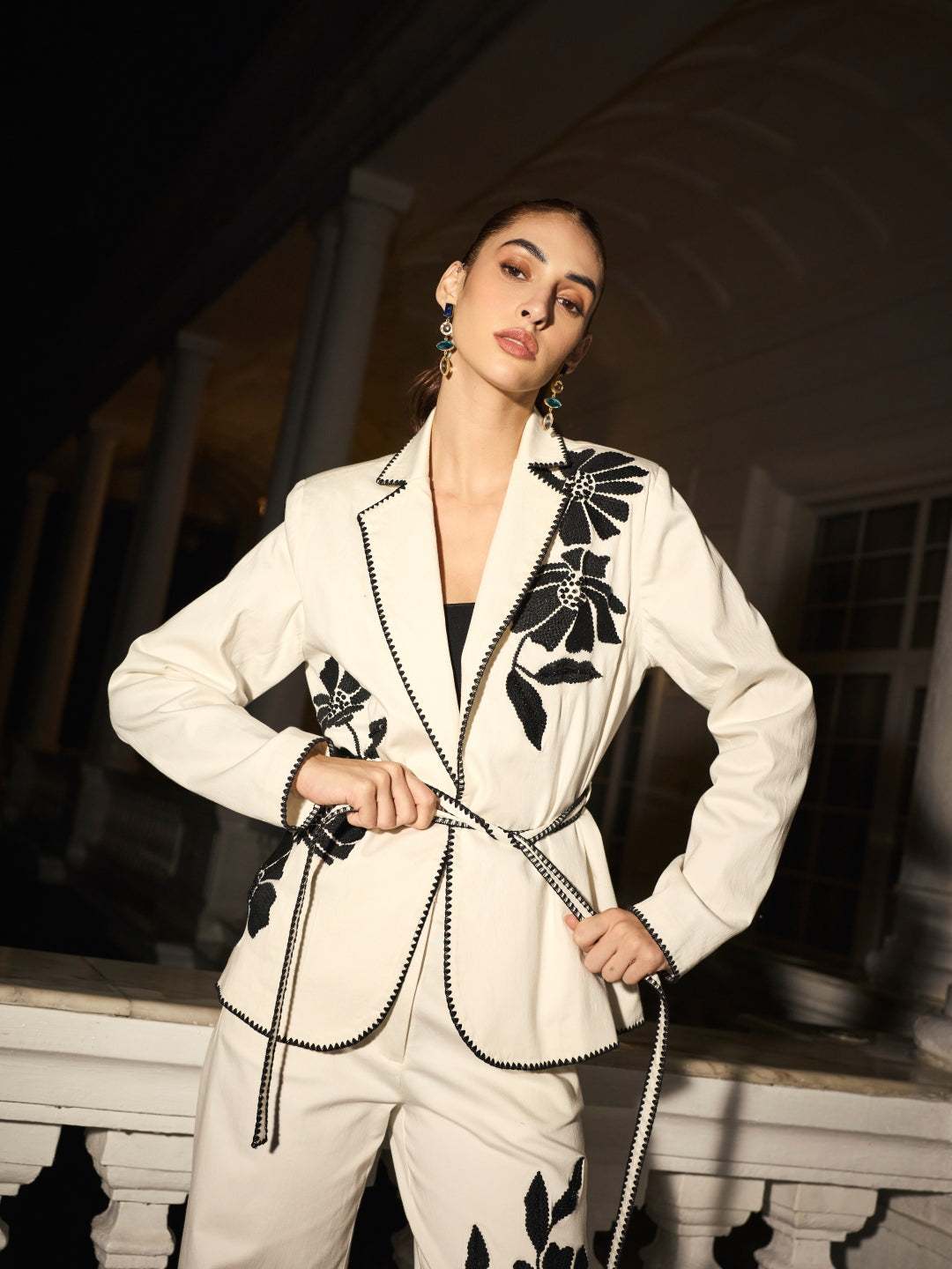 Bianca Embroidered Blazer