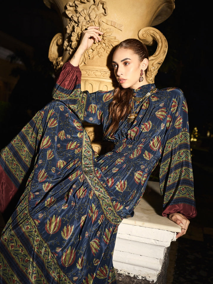 Sonal Ved in our Cynthia Mulberry Dress