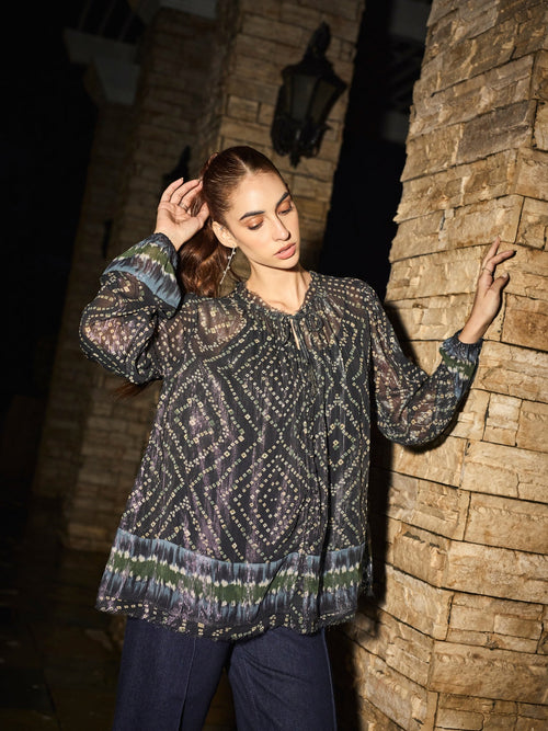 Anne Lurex Blouse