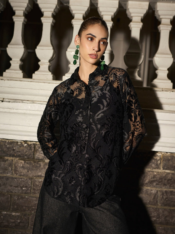 Julie Jacquard Shirt