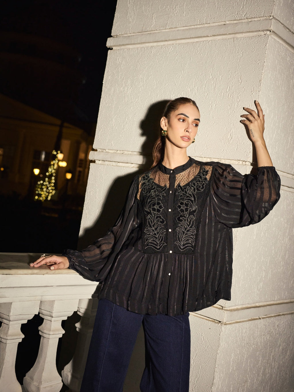 Amara Embroidered Top