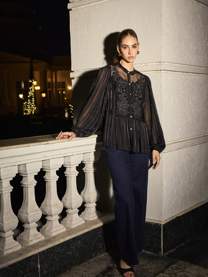 Amara Embroidered Top