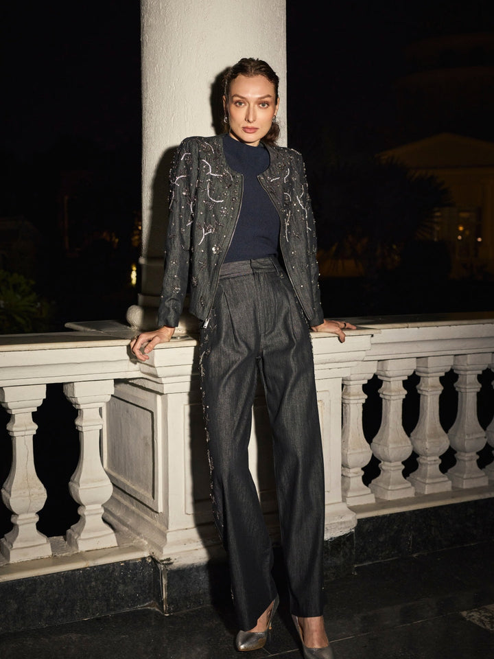 Rosie Embellished Denim Pants