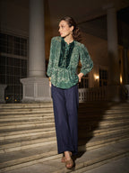 Aria Burnt-Velvet Top