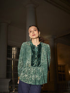 Aria Burnt-Velvet Top