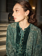 Aria Burnt-Velvet Top