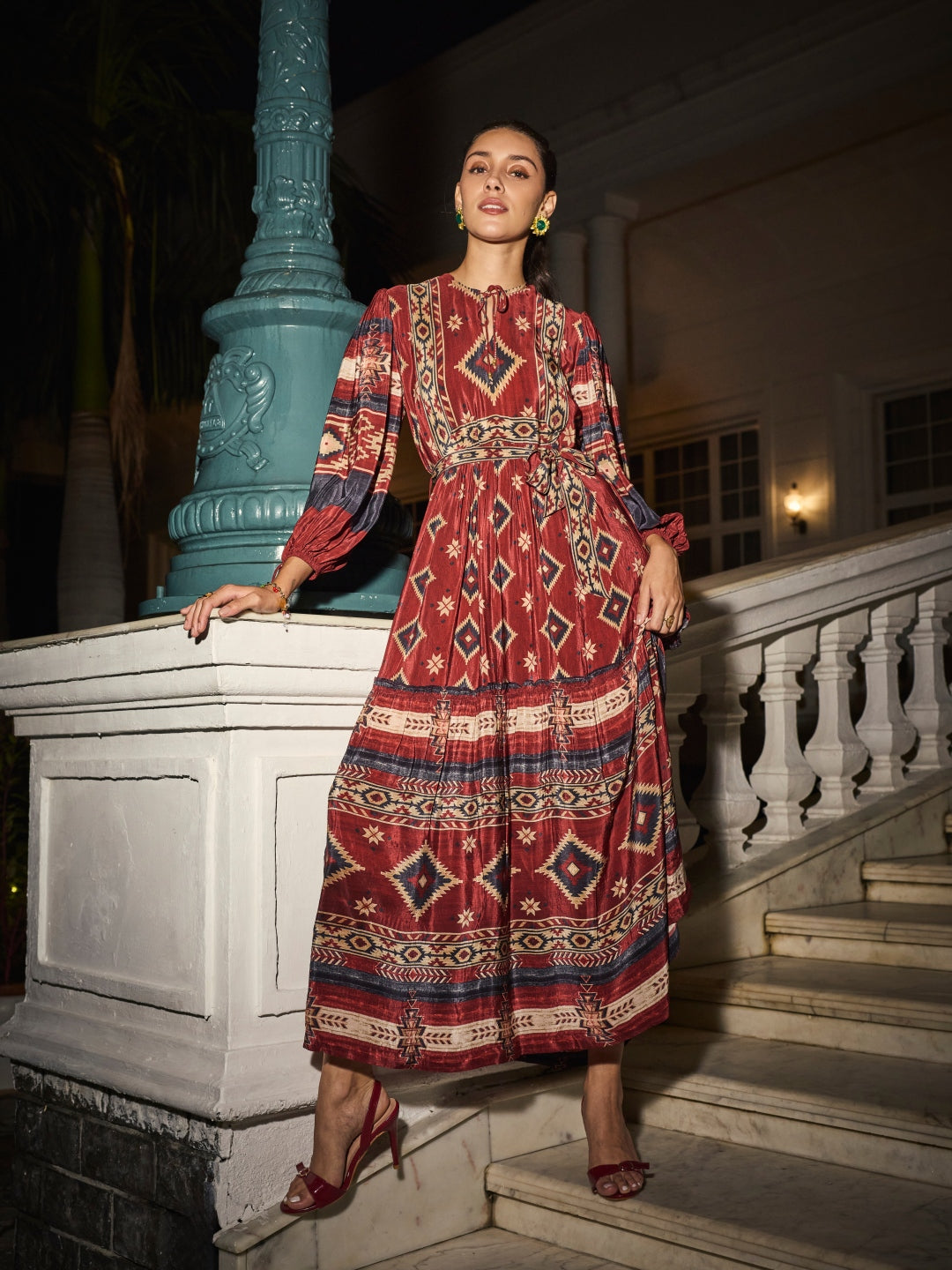 Adeline Printed Dress