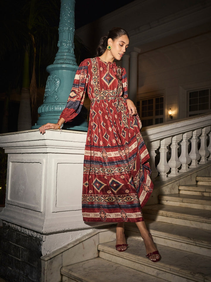 Adeline Printed Dress