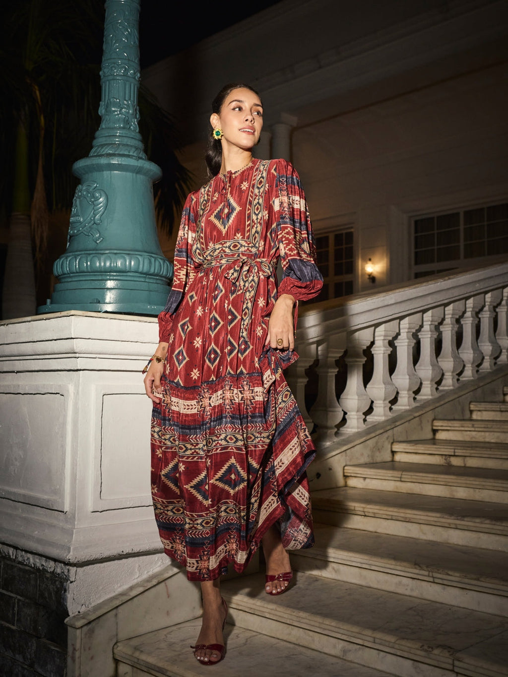 Adeline Printed Dress