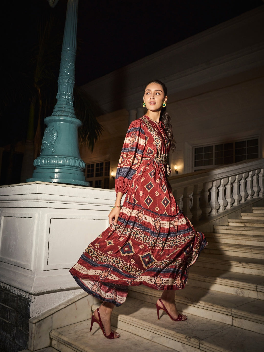 Adeline Printed Dress