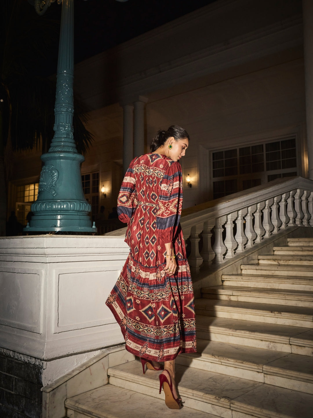 Adeline Printed Dress