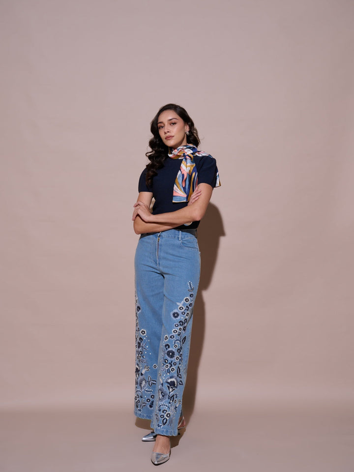 Charlotte Embroidered Jeans