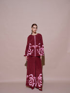 Grace Mulberry Printed Pants