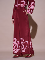 Grace Mulberry Printed Pants