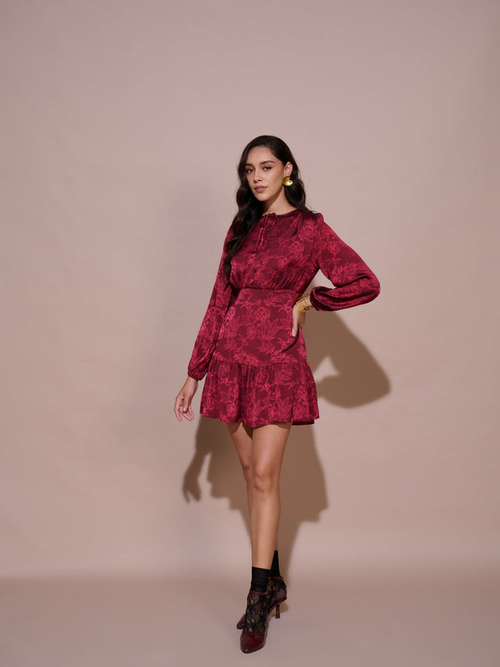 Florence Jacquard Dress