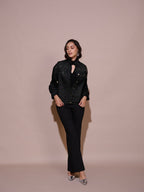 Divya Bhopana in our Kristine Oversized Jacket