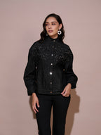 Divya Bhopana in our Kristine Oversized Jacket