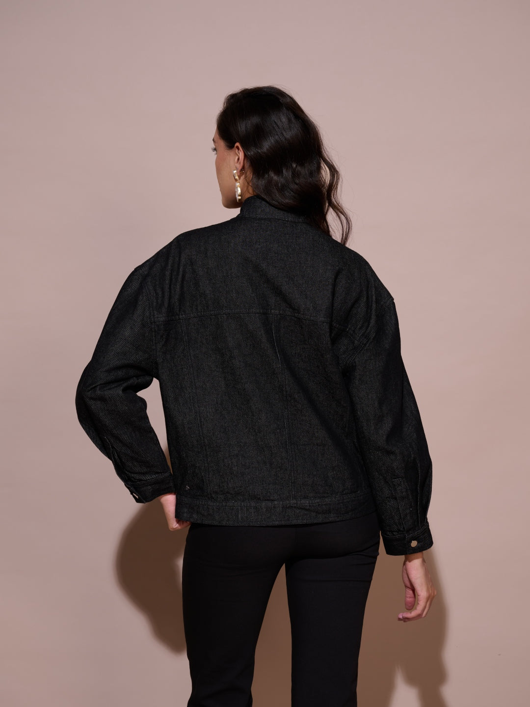 Divya Bhopana in our Kristine Oversized Jacket