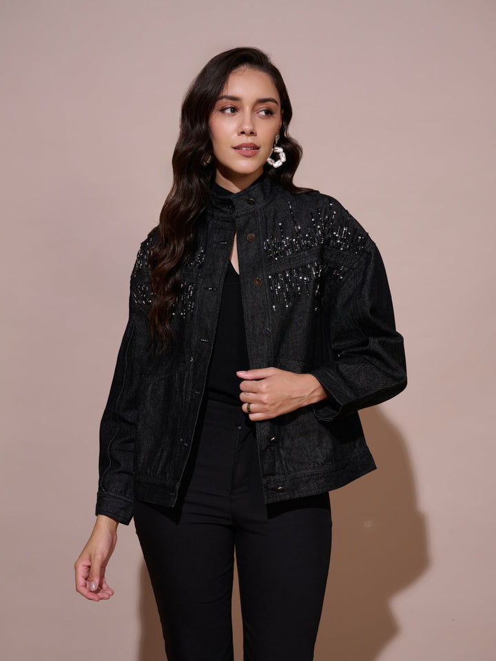 Divya Bhopana in our Kristine Oversized Jacket