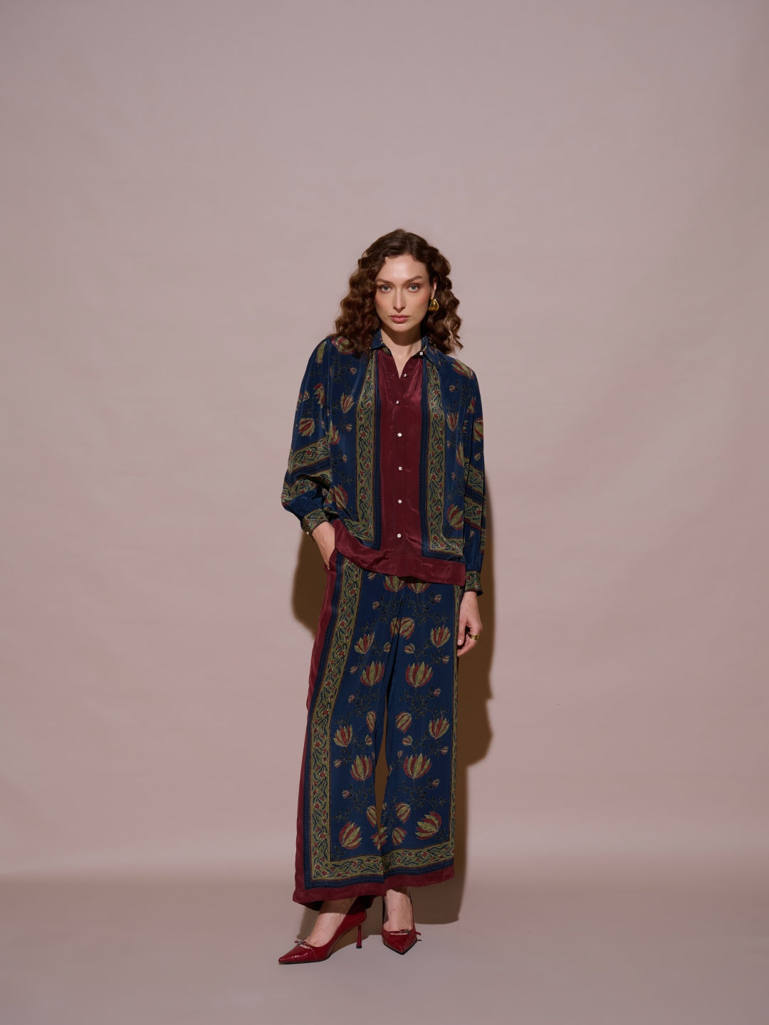 Cynthia Mulberry Pants