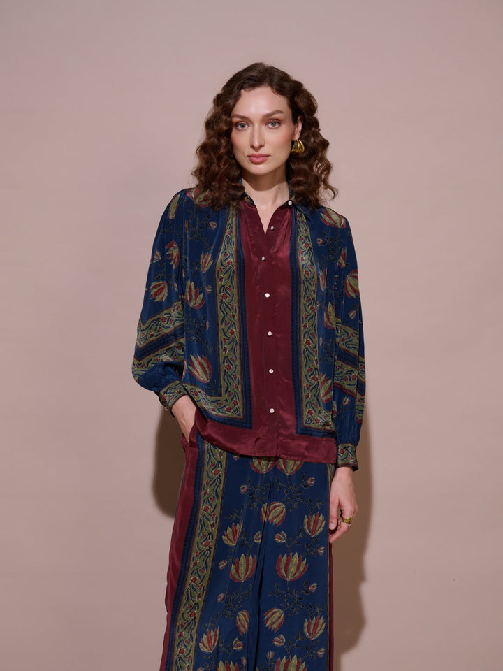 Cynthia Mulberry Blouse