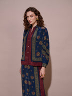 Tina Kakkad in our Cynthia Mulberry Blouse