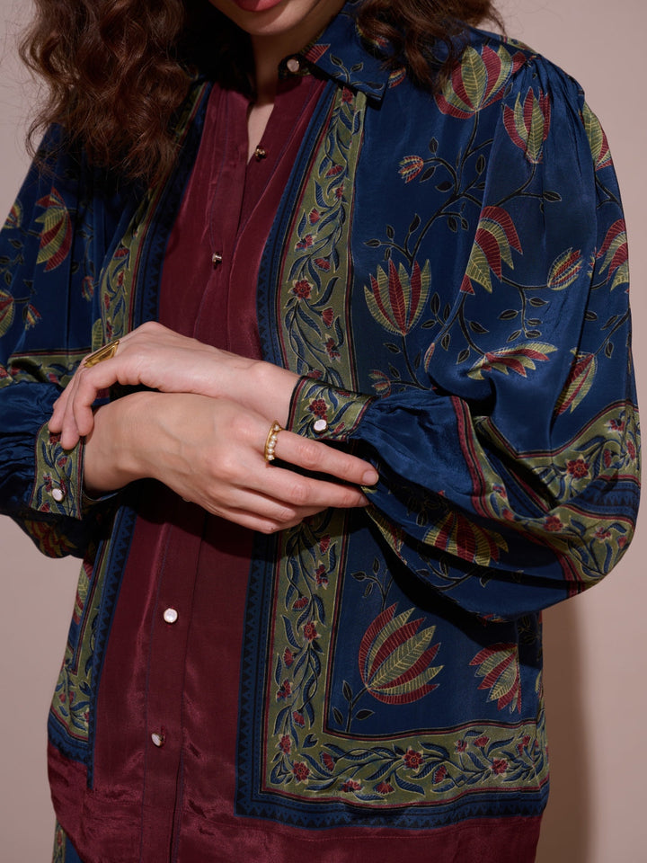 Cynthia Mulberry Blouse