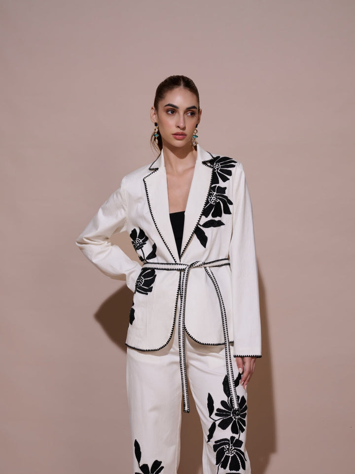 Bianca Embroidered Blazer