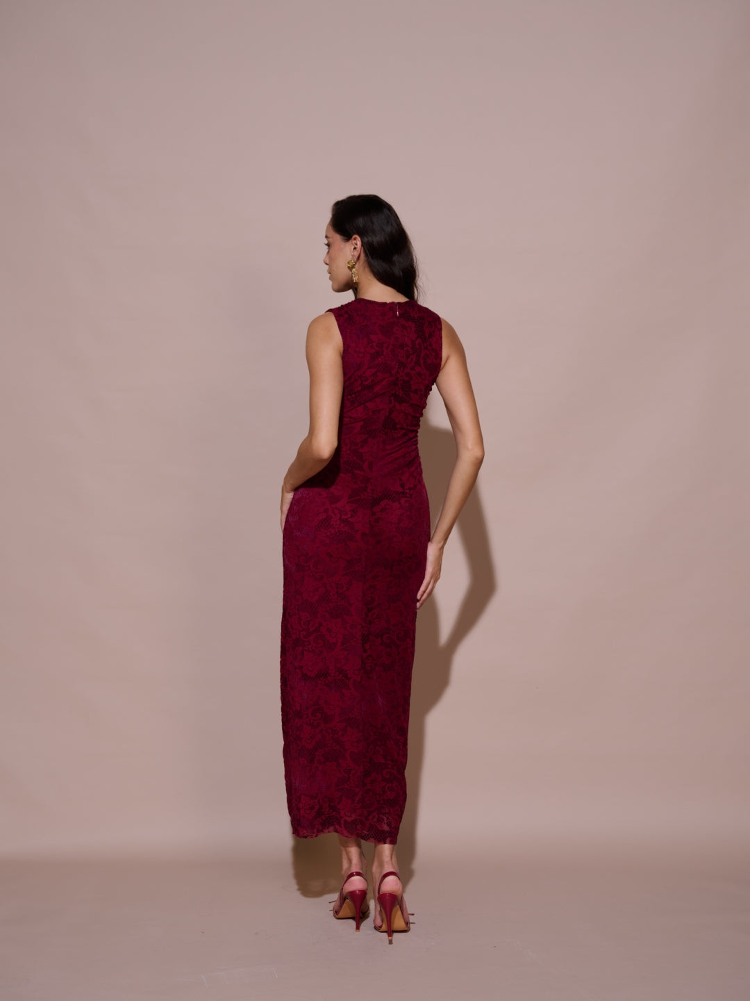 Tushita Mehta in our Monica mesh dress
