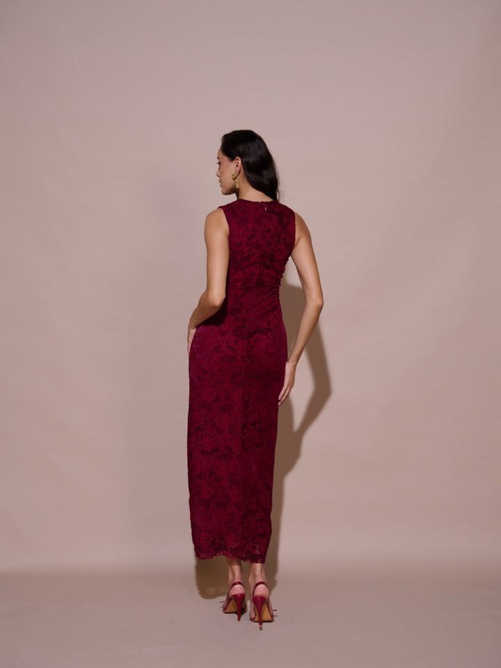 Tushita Mehta in our Monica mesh dress