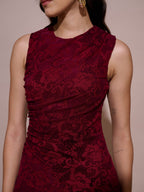 Tushita Mehta in our Monica mesh dress