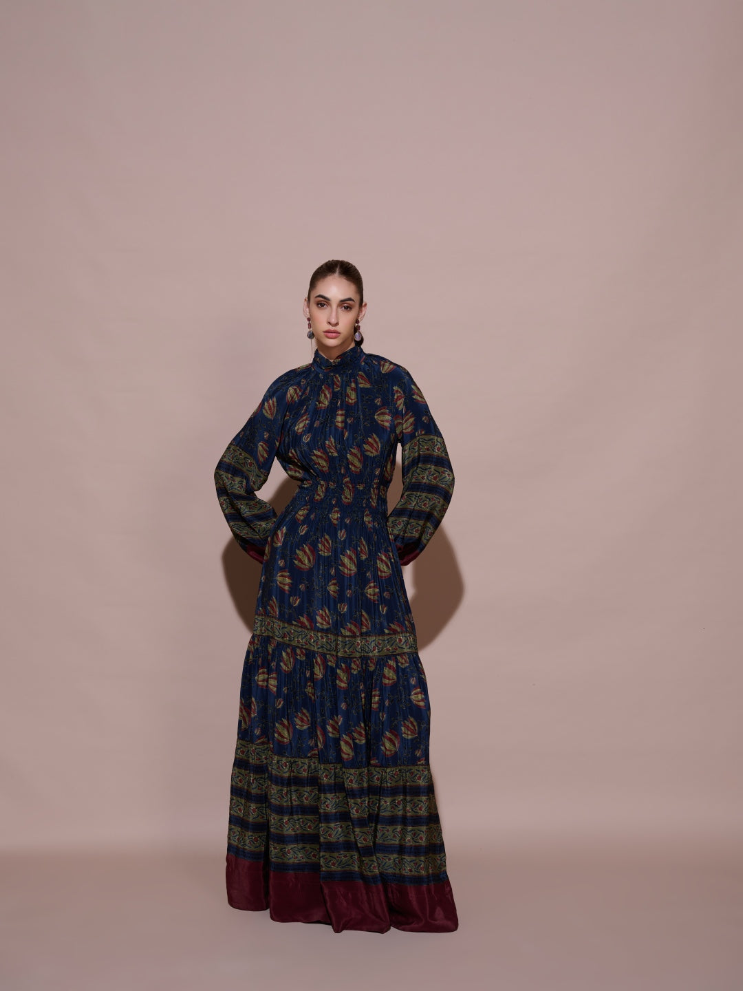 Sonal Ved in our Cynthia Mulberry Dress