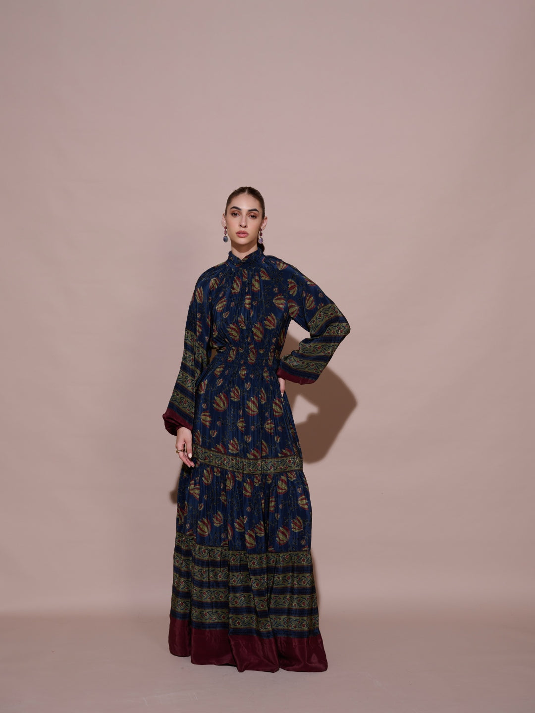 Sonal Ved in our Cynthia Mulberry Dress