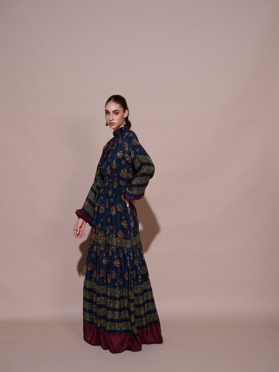 Sonal Ved in our Cynthia Mulberry Dress